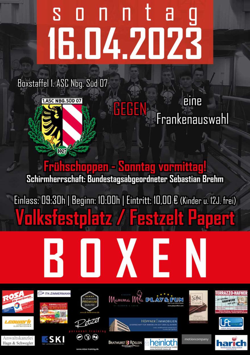 Boxkampf am 16. April 2023